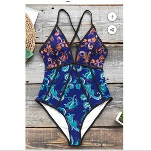 One piece bathing suit